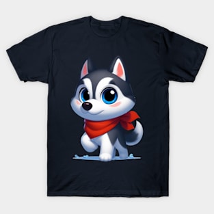 Cute Husky T-Shirt